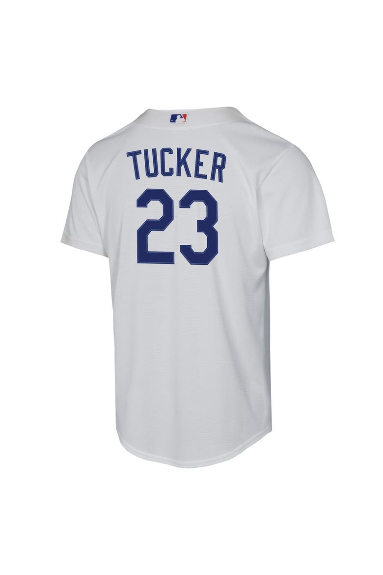 Youth Nike Kyle Tucker White Los Angeles Dodgers Home Replica Jersey, Alternate, color, White