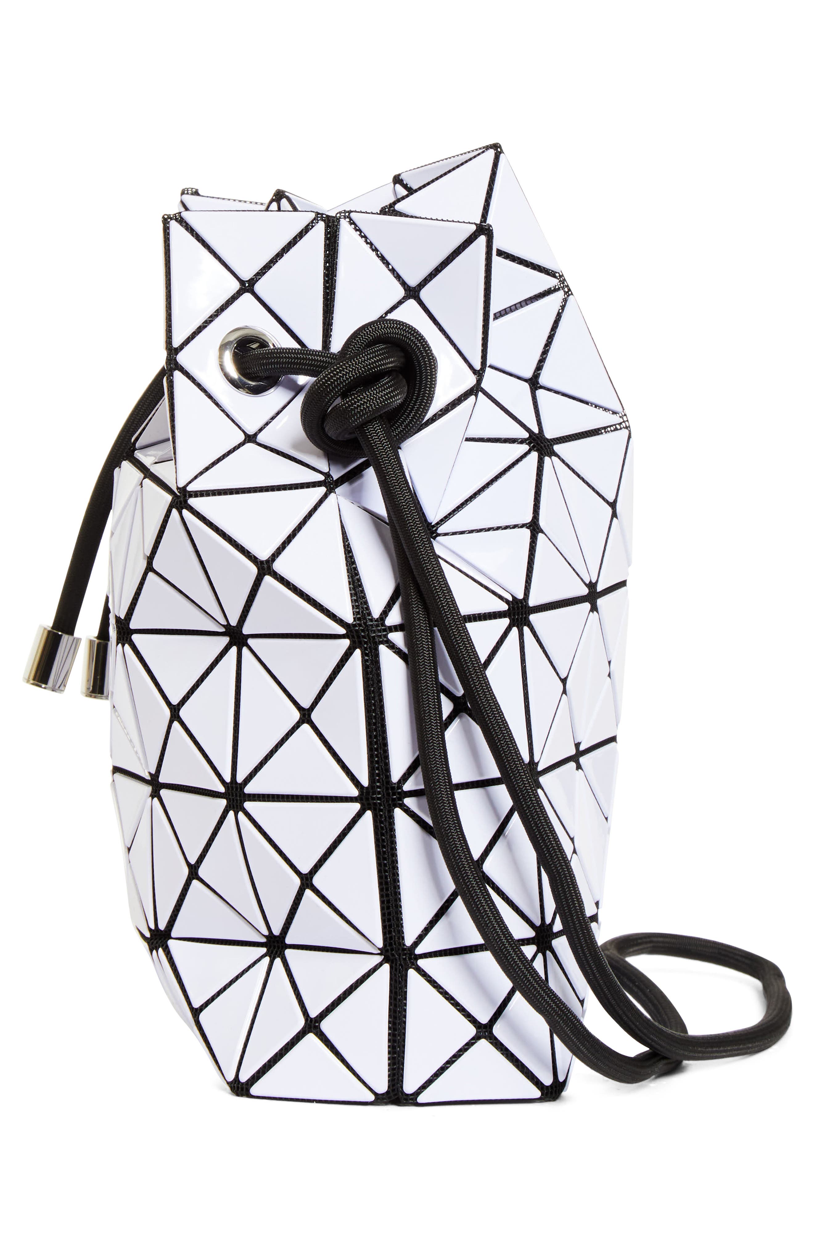 Bao Bao Issey Miyake Wring Glossy Drawstring Bucket Bag, Alternate, color, Light Lavender