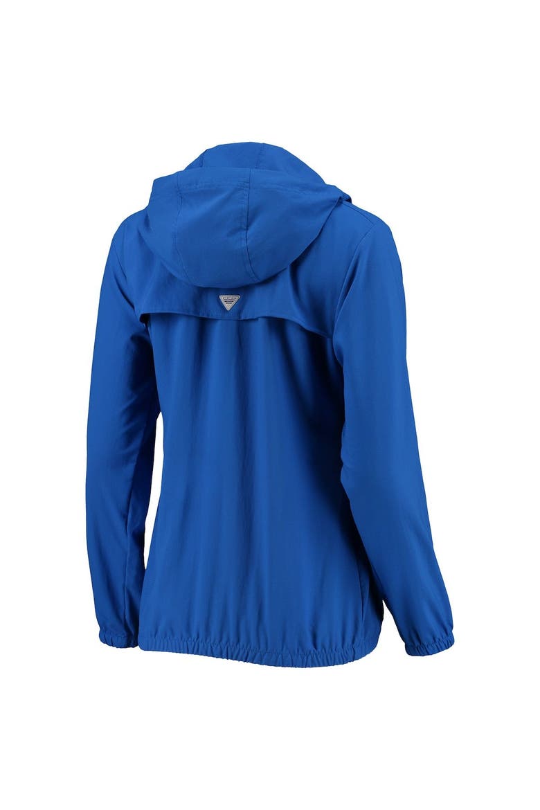 Women's Columbia Royal Florida Gators Tamiami Sun-Protection Omni-Wick Pullover Hoodie, Alternate, color, Royal