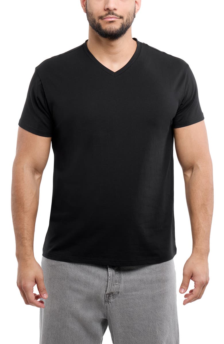 XRAY V-Neck Flex T-Shirt, Main, color, Black