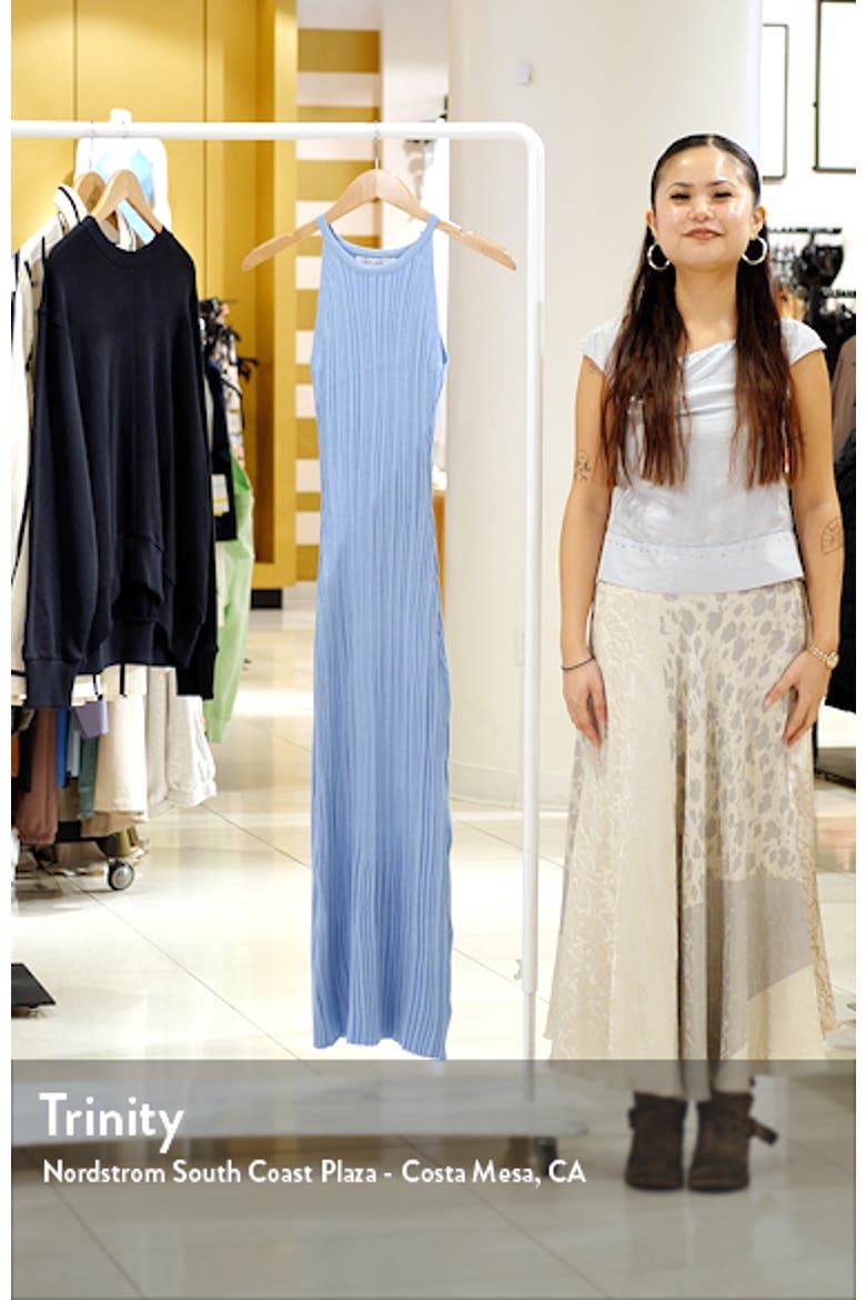 Brighton Sleeveless Ribbed Sweater Dress video