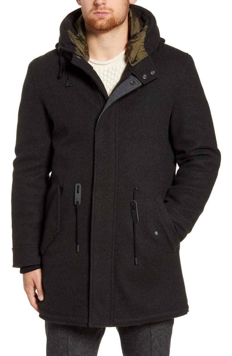 Cole Haan Windproof Water Resistant Parka, Main, color, 