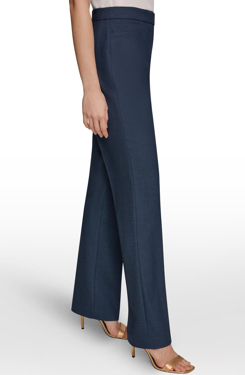 Donna Karan New York High Waist Straight Leg Pants, Alternate, color, Nightfall