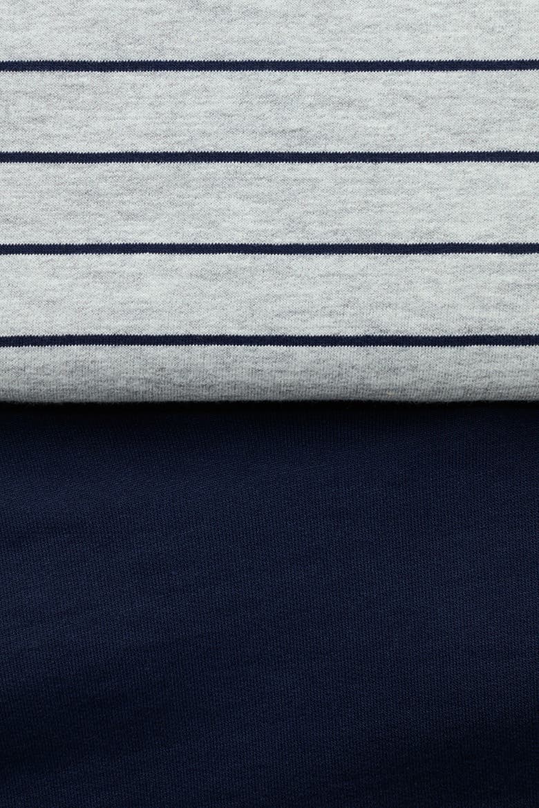 2-pack Cotton Sweatshirts, Alternate, color, Navy blue/light blue
