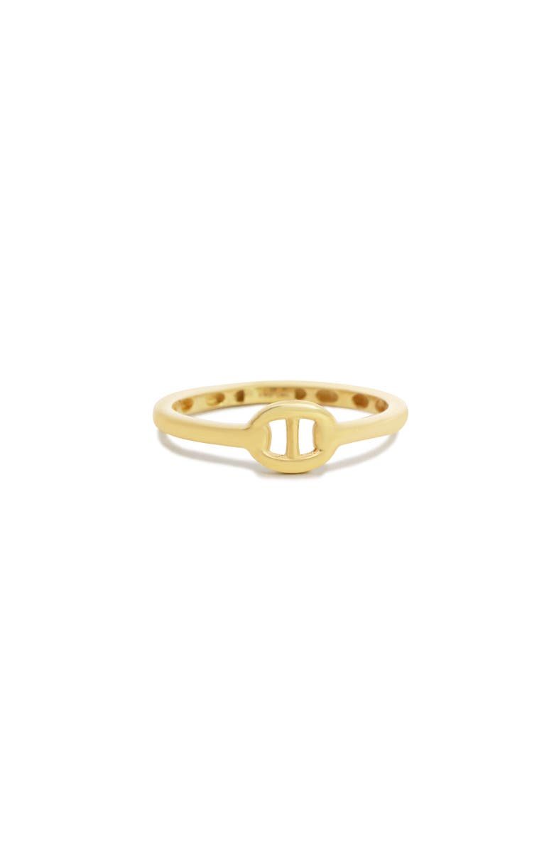 The Lovery Fine Jewelry Gold Mariner Link Ring, Main, color, Yellow Gold