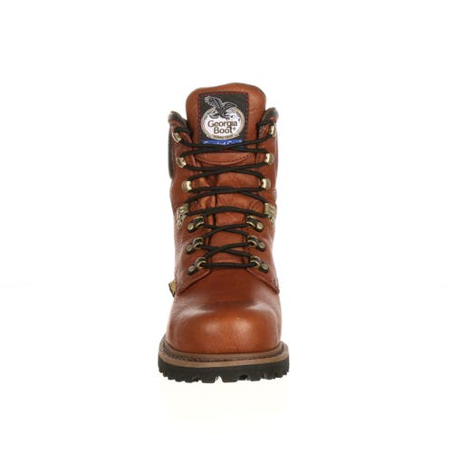 Georgia Boot Padded Hammer Internal Metatarsal Steel Toe Work Boot In Brown