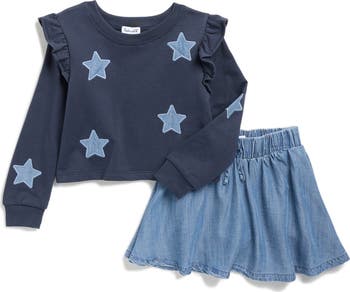 Kids' Shining Star Pullover & Skirt Set