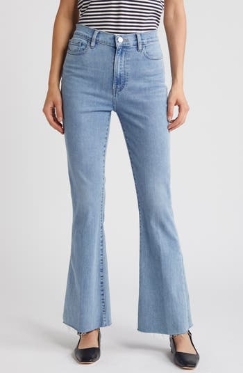 【送料&関税込】Frame Le Easy Flare Stretch Jeans FRAME Le Easy Flare Raw Hem Jeans | Nordstromrack