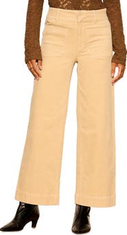 Sanctuary Chelsea Pocket Wide Leg Corduroy Jeans