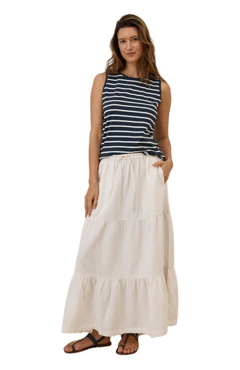 売れ筋商品|||ヴィンスカムート カットソー トップス レディース Women's Striped Sleeveless Tank Top New Ivory Vince Camuto Striped Tank Top New Ivory XS at Amazon Women's