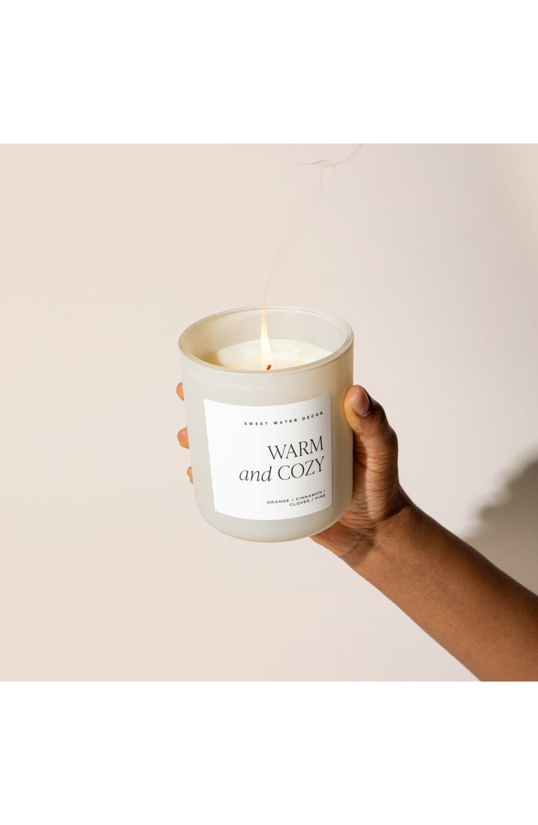 SWEET WATER DECOR 15 oz Matte Candle, Alternate, color, Warm & Cozy