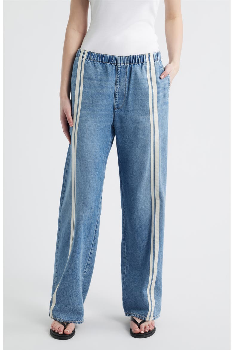 Featherweight Logan Pull-On Wide Leg Track Pants, Main, color, EVER SPORT