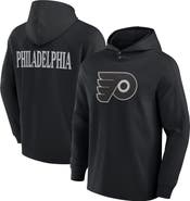 FANATICS Men's Fanatics Black Philadelphia Flyers Elements Blaze Tri-Blend Long Sleeve Hoodie T-Shirt
