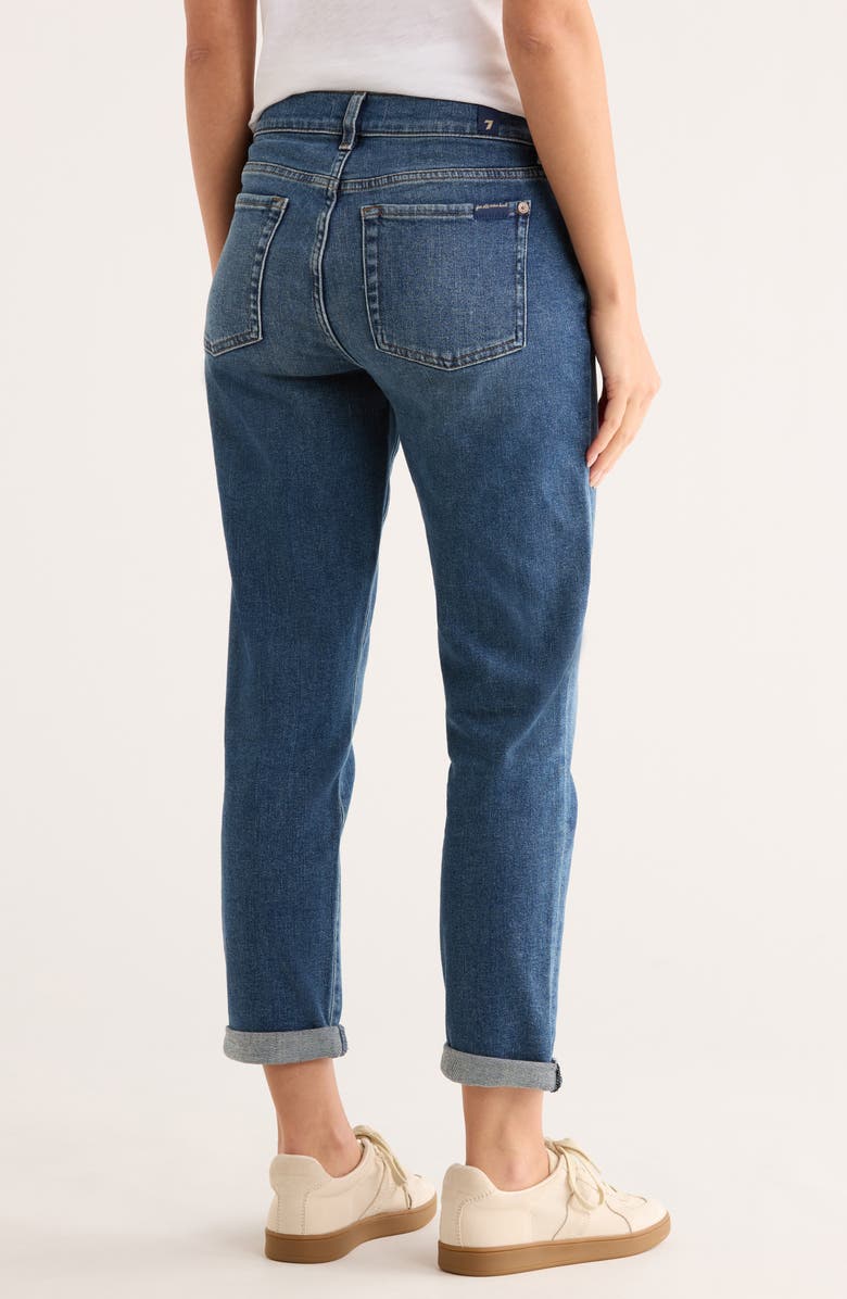 7 For All Mankind Josefina Cuffed Boyfriend Jeans, Alternate, color,