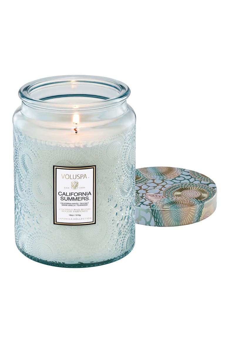 California Summers Large Jar Candle, Alternate, color, CALIFORNIA SUMMERS