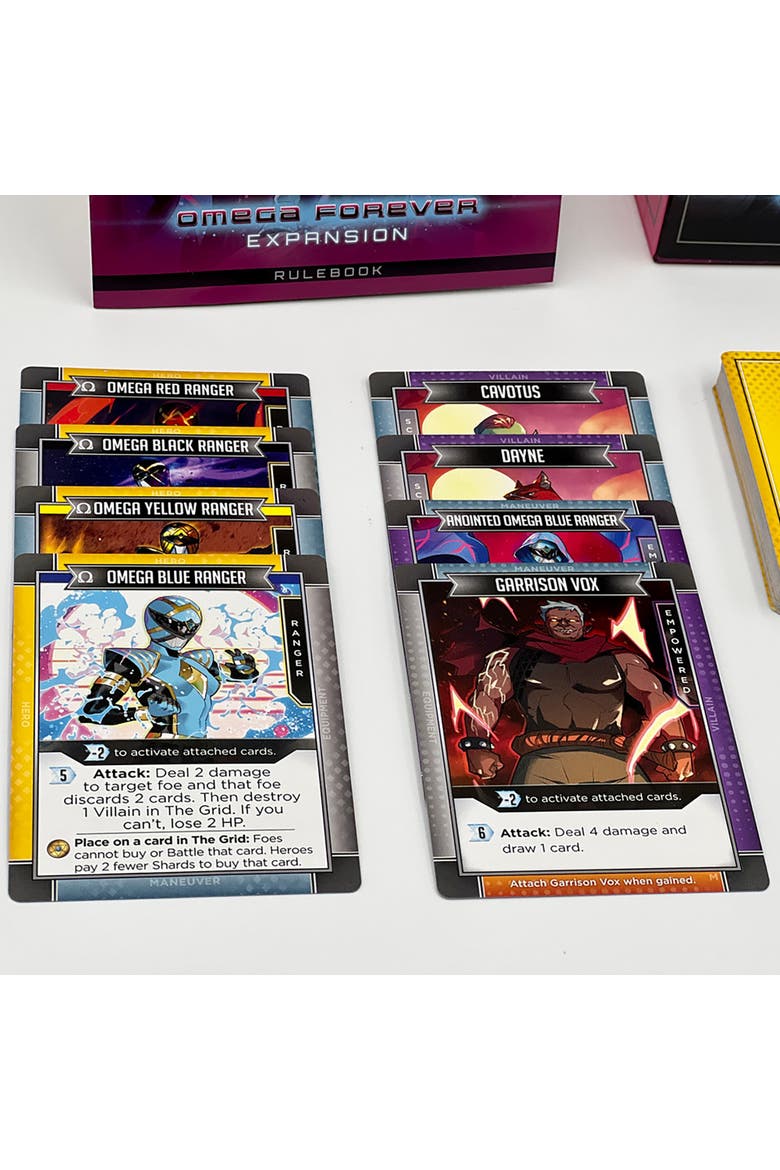 Power Rangers Deckbuilding Game Omega Forever Expansion, Alternate, color, Multicolored