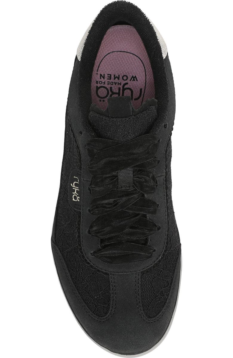 Rykä Effortless Low Top Sneaker, Alternate, color, Black Lace