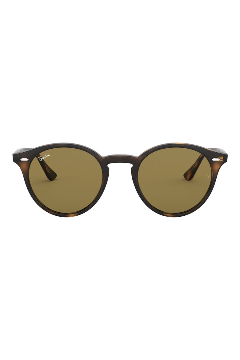 Highstreet 49mm Round Sunglasses, Main, color, DARK HAVA