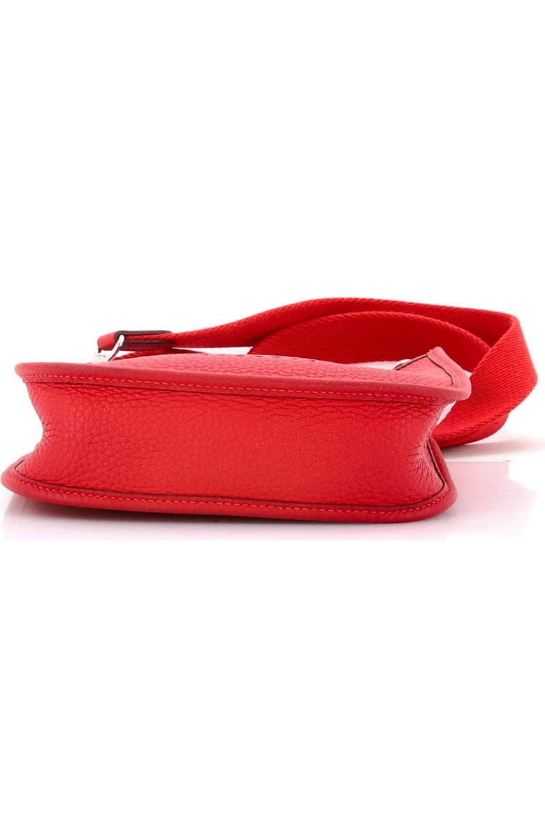 Pre-Owned Hermes Evelyne Bag Gen III Clemence TPM, Alternate, color, Rouge Casaque