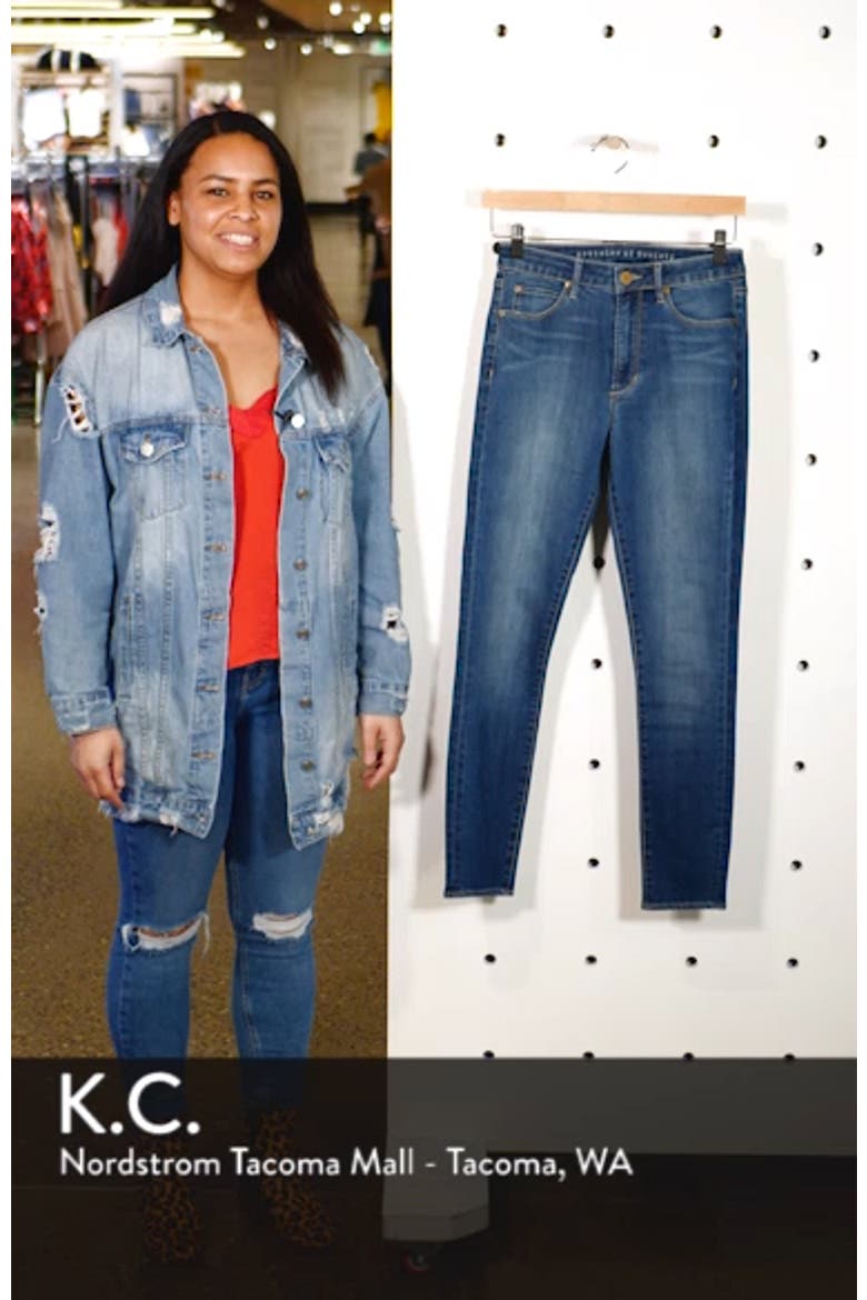 Heather High Waist Ankle Skinny Jeans video