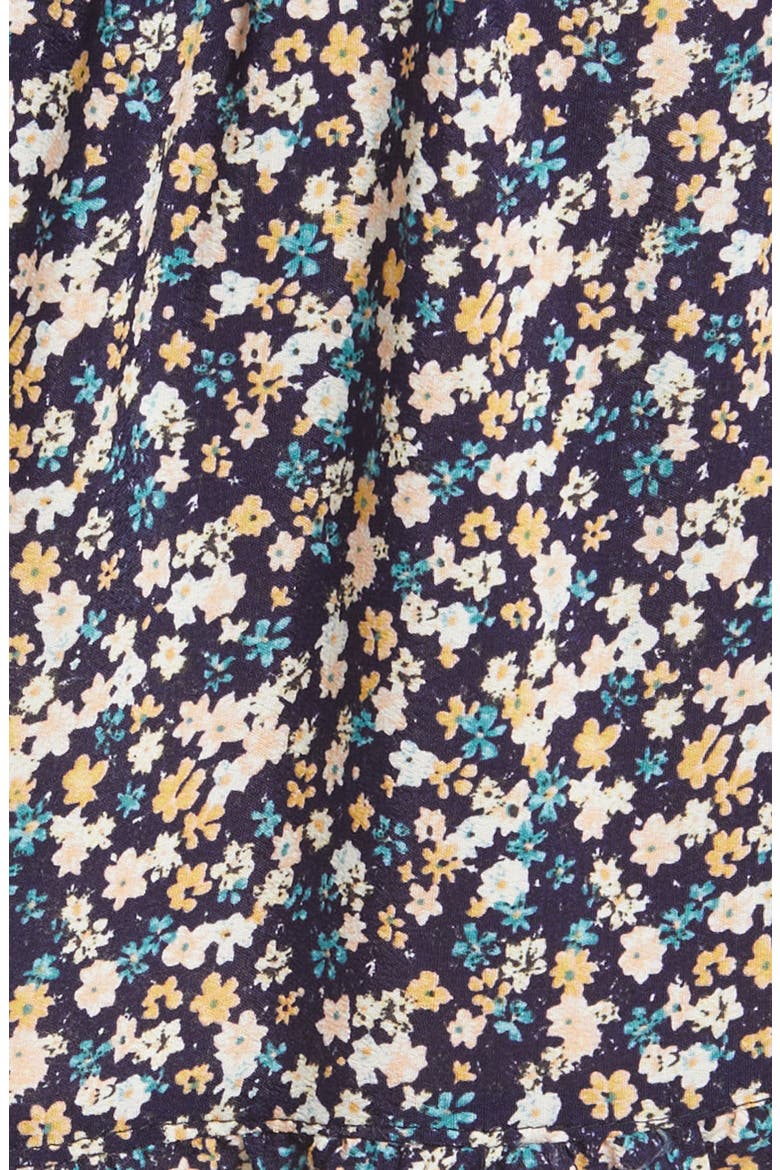 Floral Maternity Skirt, Alternate, color, NAVY PRINT