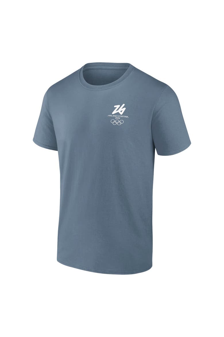 Men's Fanatics Gray Milano Cortina 2026 Winter Olympics Essentials T-Shirt, Alternate, color, Gray
