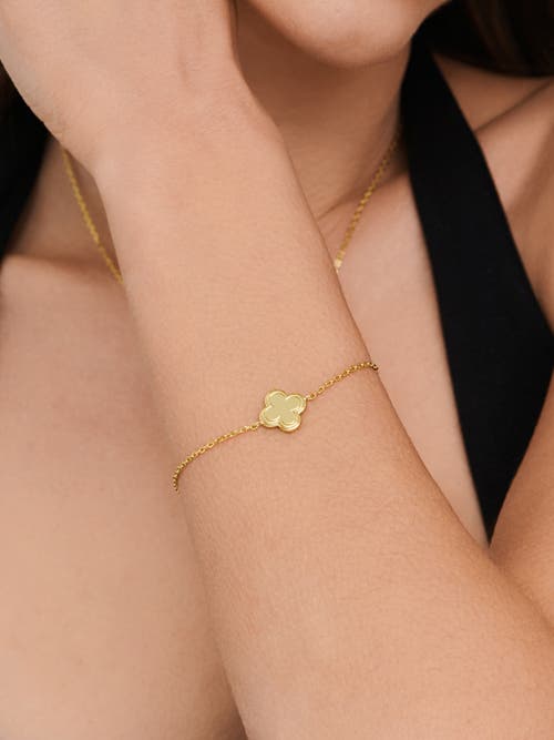 Devata Clover Chain Bracelet In Gold