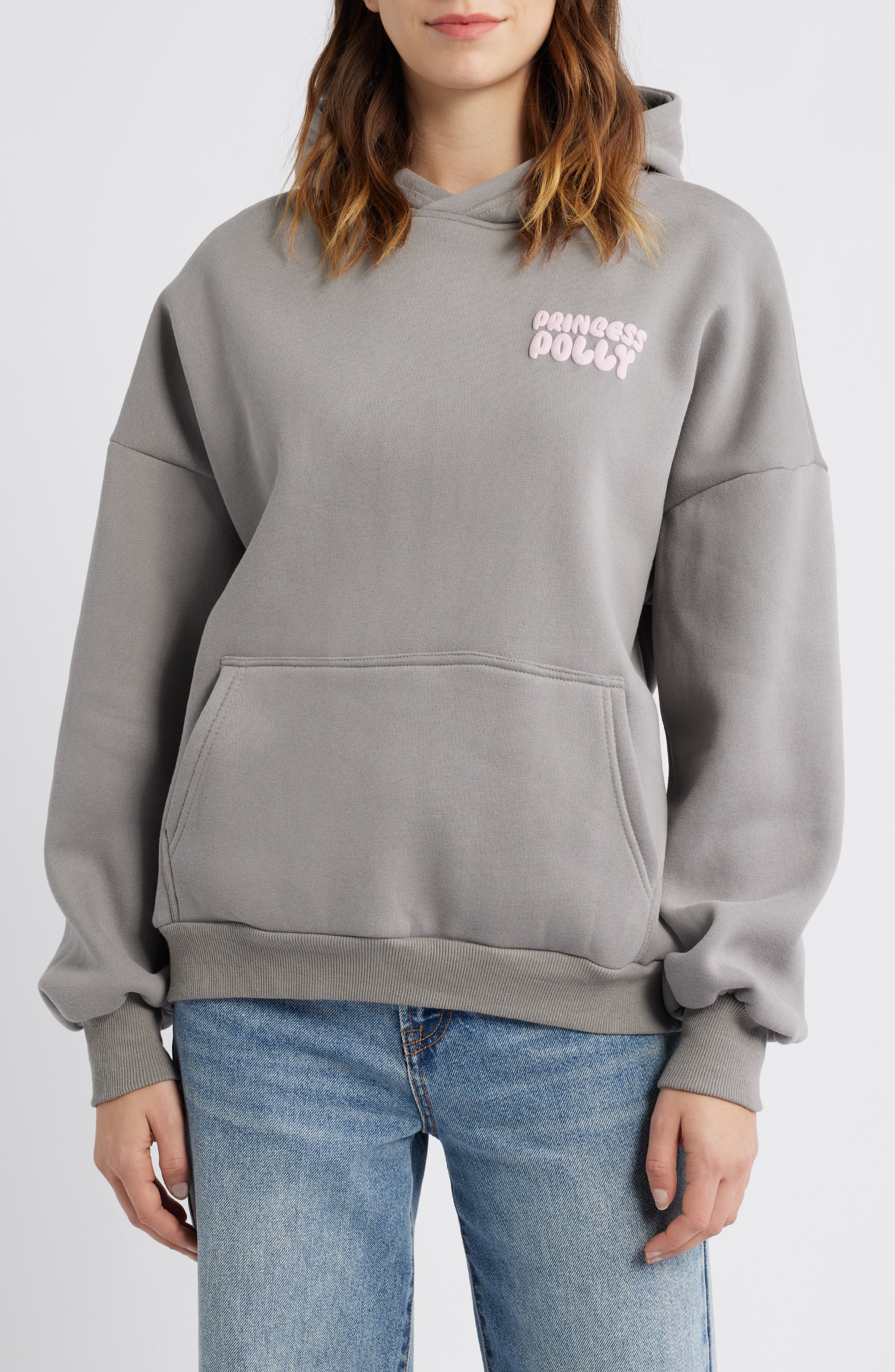 Graphic Print Logo Hoodie