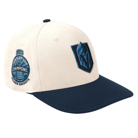 Men's Starter  Cream/Navy Vegas Golden Knights Blue Wave Classic Adjustable Hat