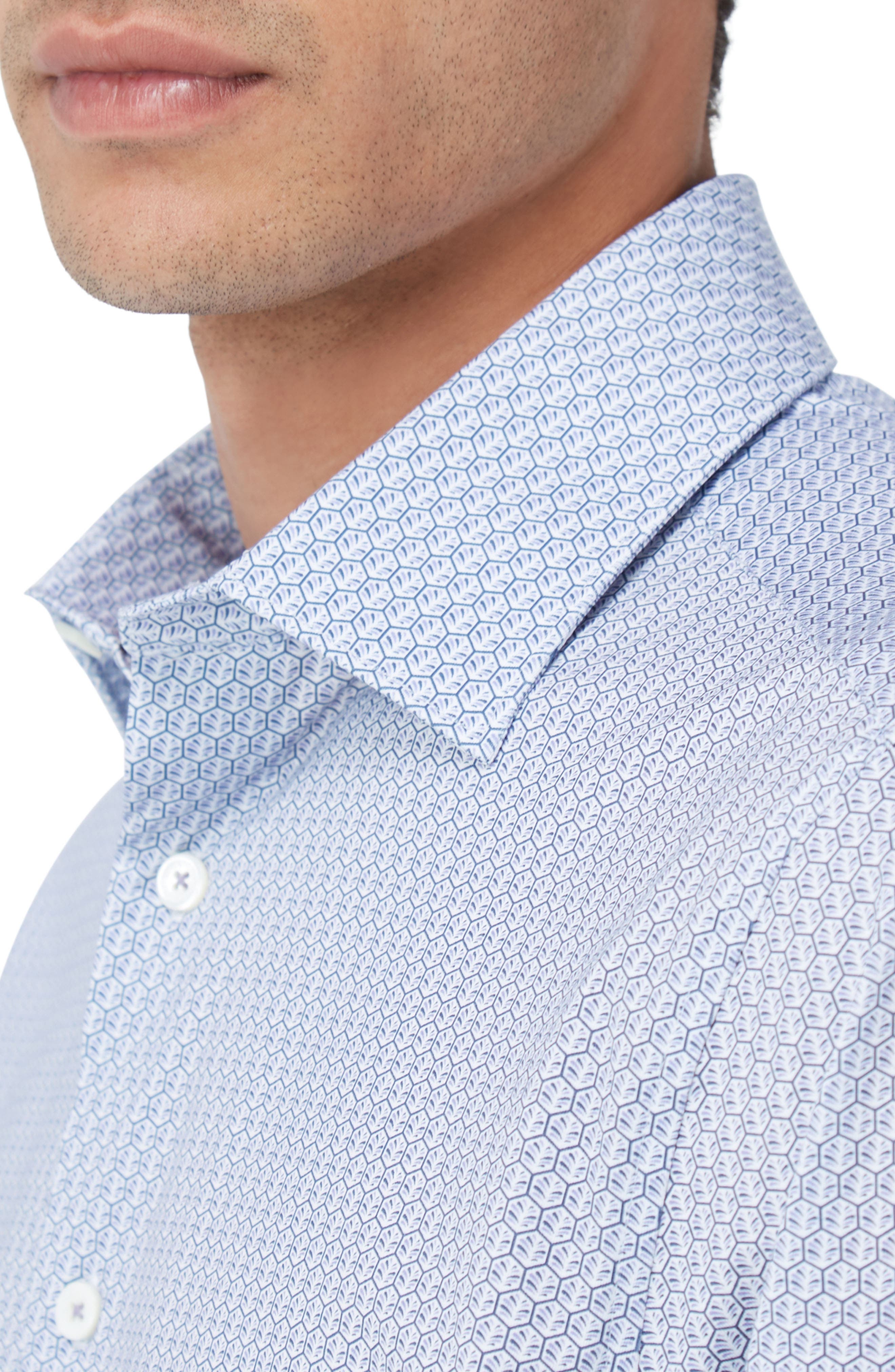 James OoohCotton Beehive Print Button-Up Shirt - image 2