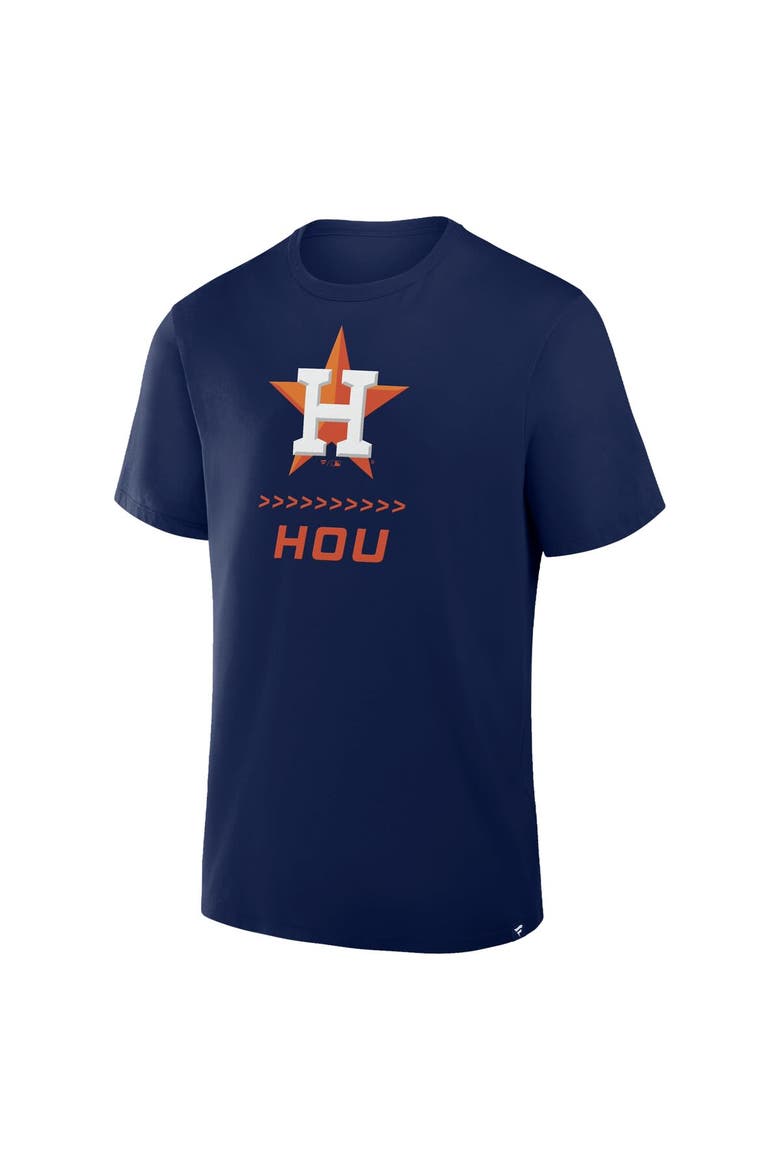 Men's Fanatics Navy Houston Astros Clubhouse Legacy Side Swipe T-Shirt, Alternate, color, Navy