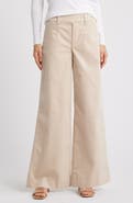 Wit & Wisdom 'Ab'Solution Skyrise Pull-On Wide Leg Twill Pants