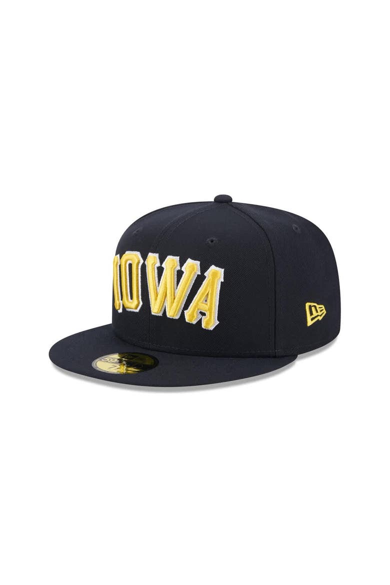 Men's New Era  Navy Iowa Cubs Theme Nights 59FIFTY Fitted Hat, Alternate, color, Navy