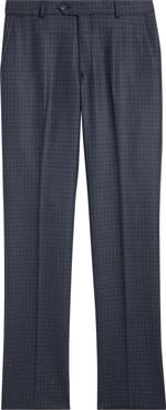 Berle Multicolor Check Wool Dress Pants