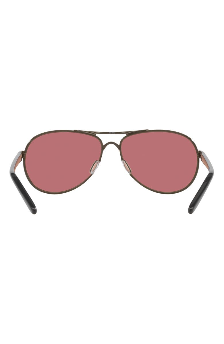 Oakley Feedback 59mm Polarized Aviator Sunglasses, Alternate, color, 