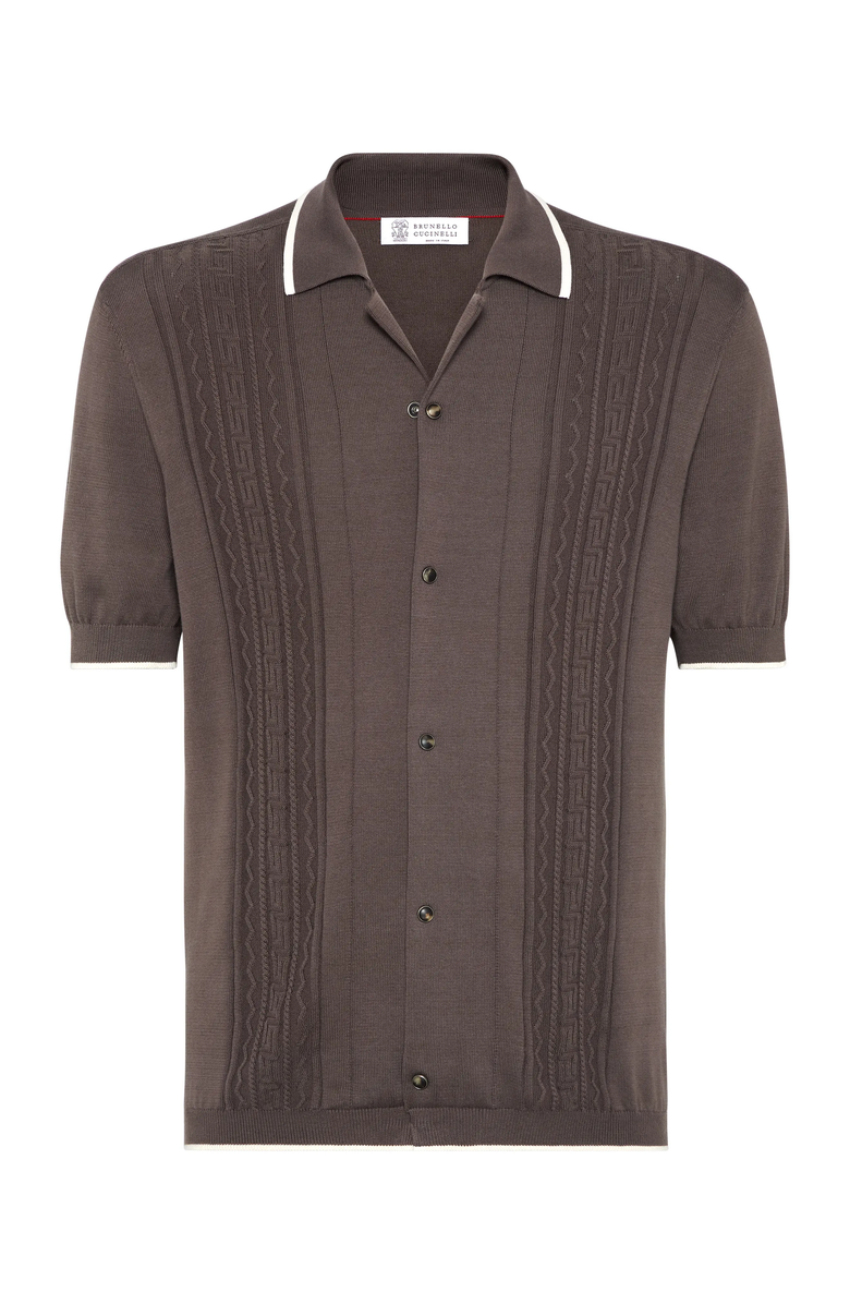 Brunello Cucinelli Short sleeve shirt, Main, color, 