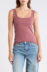 Melrose and Market Rib Tank Top