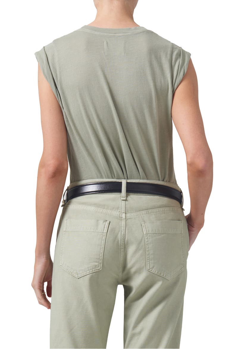 Kelsey Roll Sleeve T-Shirt, Alternate, color, SPRING MOSS