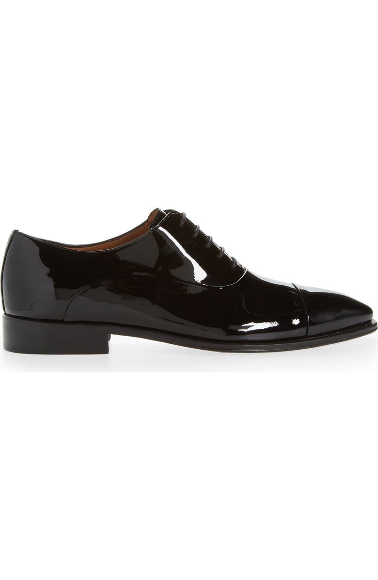 Mezlan Formal Cap Toe Oxford, Alternate, color, Black