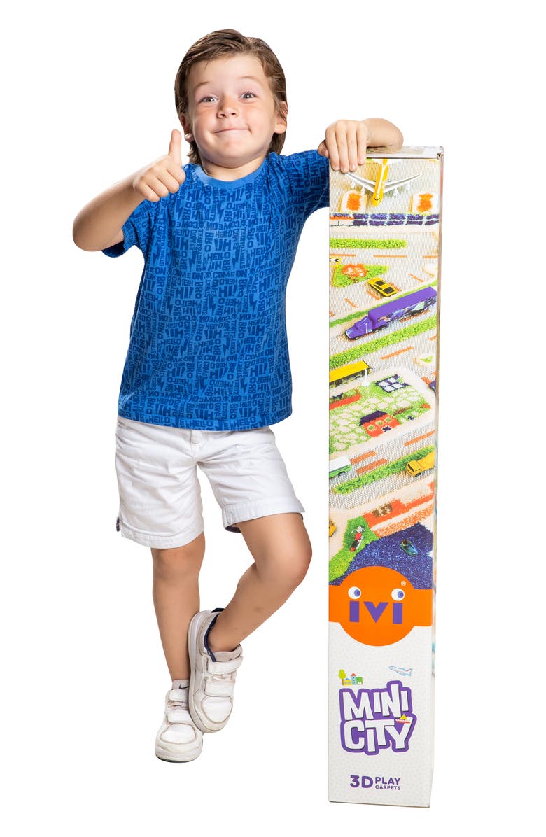 IVI LUCA AND CO Mini City Play Rug, Alternate, color, Multicolor