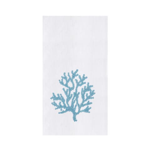 Blue Coral 100% Cotton Flour Sack Dishtowel