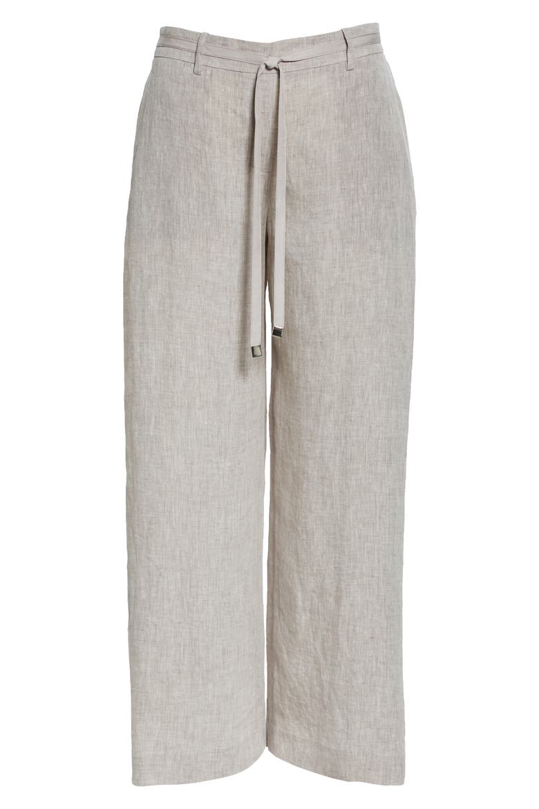 Columbus Wide Leg Crop Pants, Alternate, color, MINK GREY