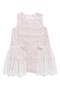 Kids' Floral Lace Mesh Skirted Tweed Dress