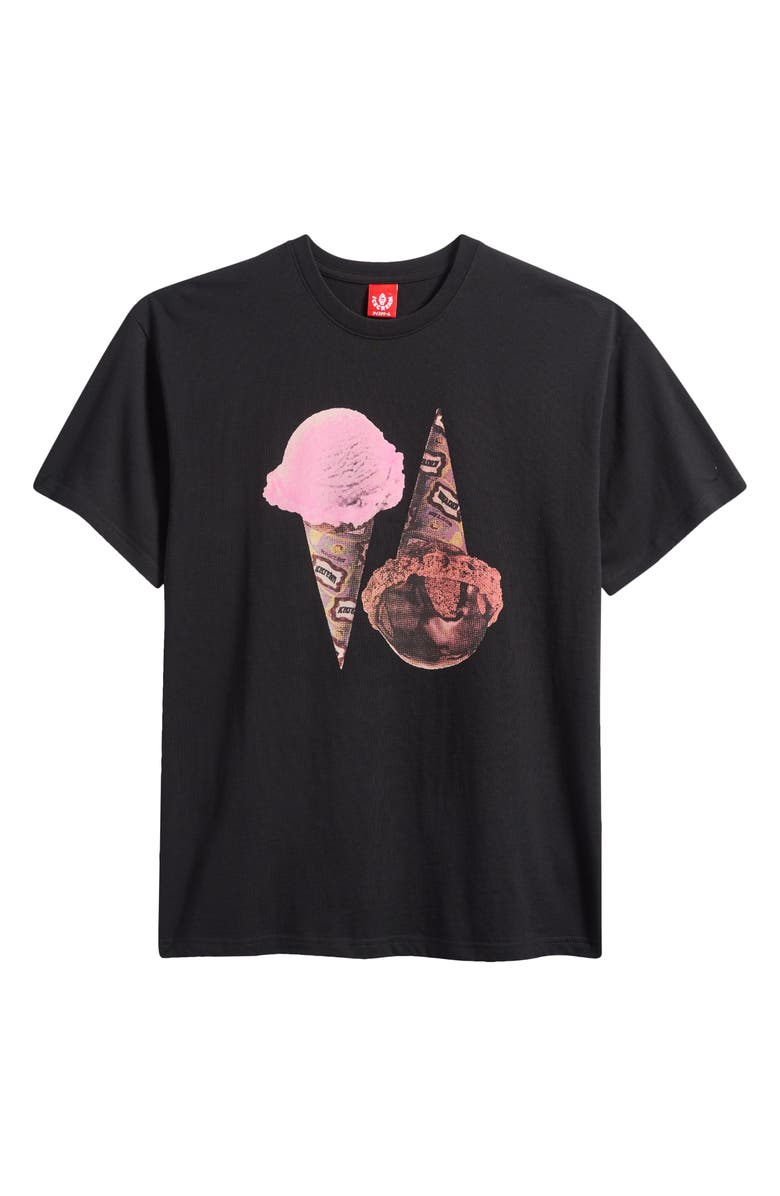 ICECREAM They Were Cones Graphic T-Shirt, Alternate, color, Black