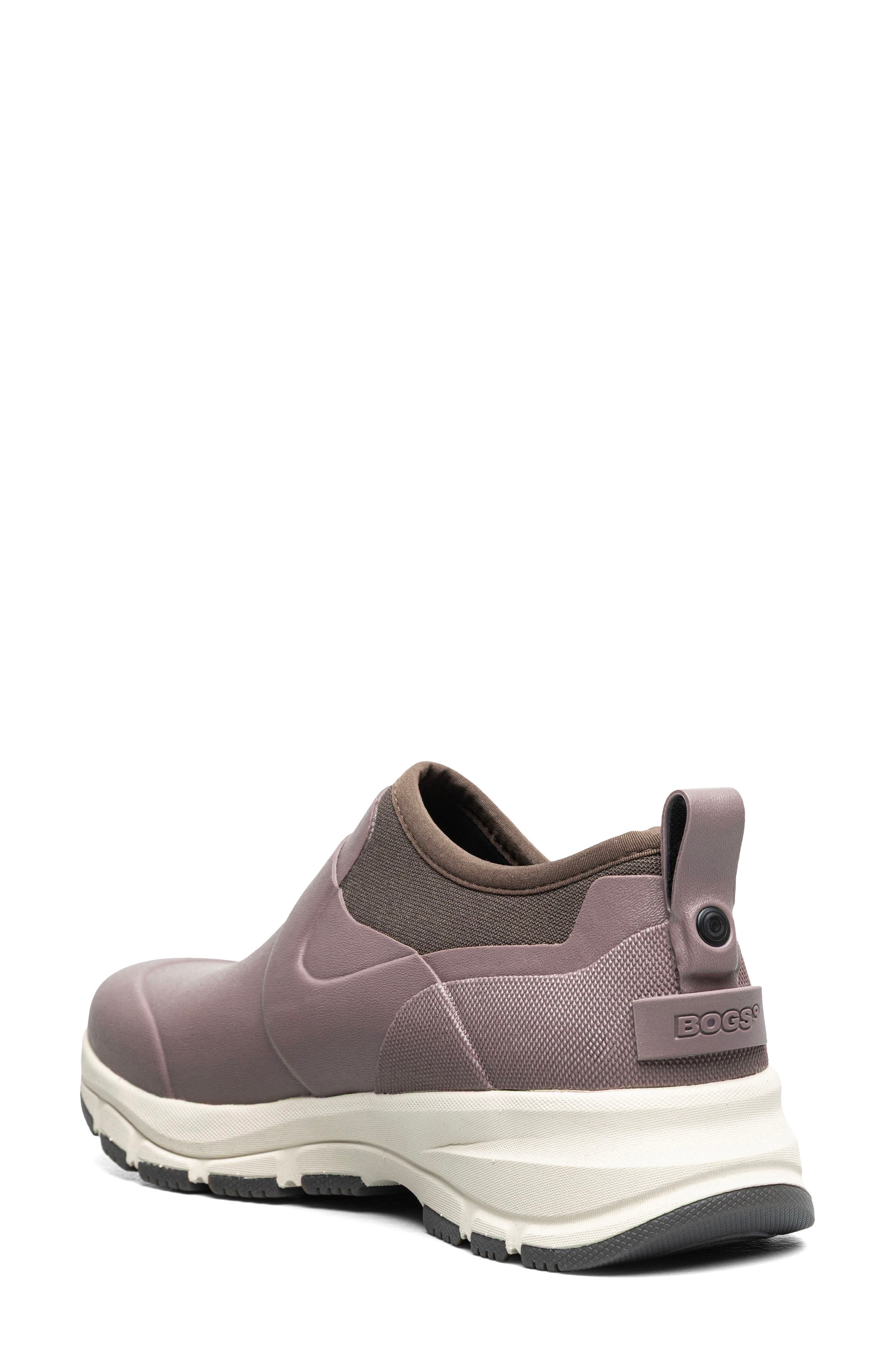 Spruce Slip-On Rain Shoe, Alternate, color, RAISIN