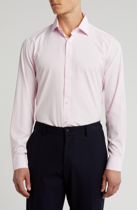 Comfort 4-Way Stretch Winkle Free Performance Dress Shirt