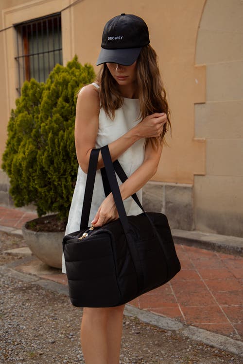 Drowsy Silk Cap In Black