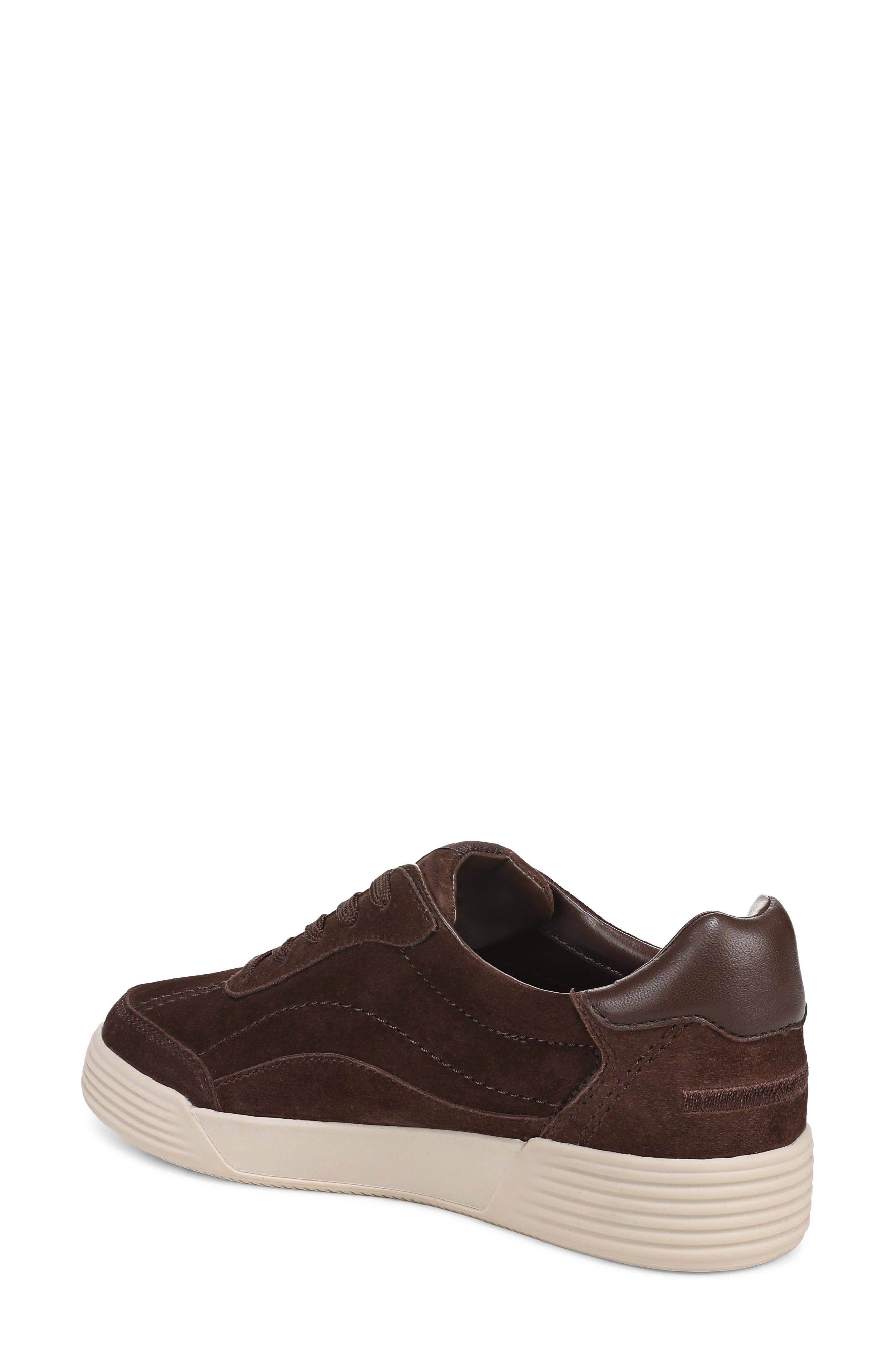 Cami Leather Sneaker, Alternate, color, CHOCOLATE SUEDE
