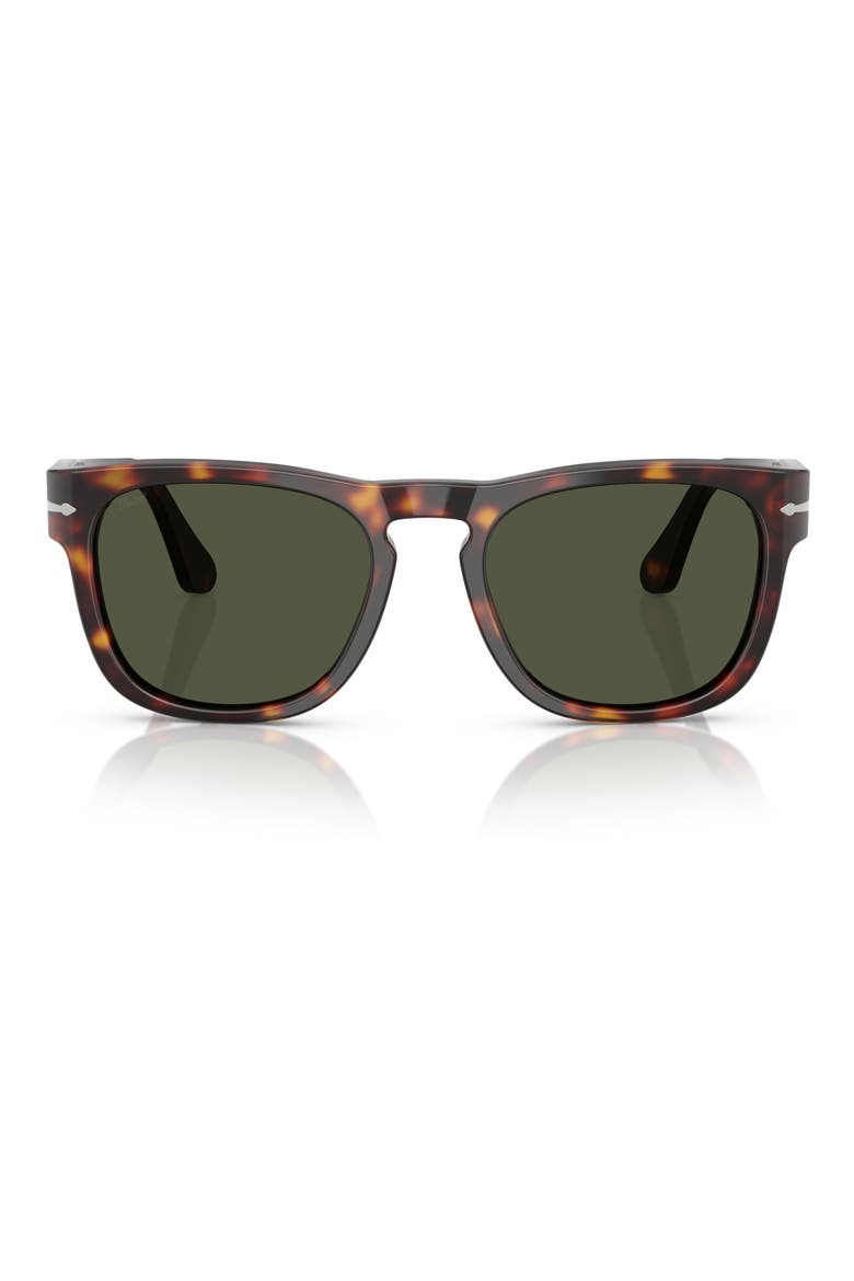 Elio 54mm Square Sunglasses, Main, color, HAVANA / GREEN