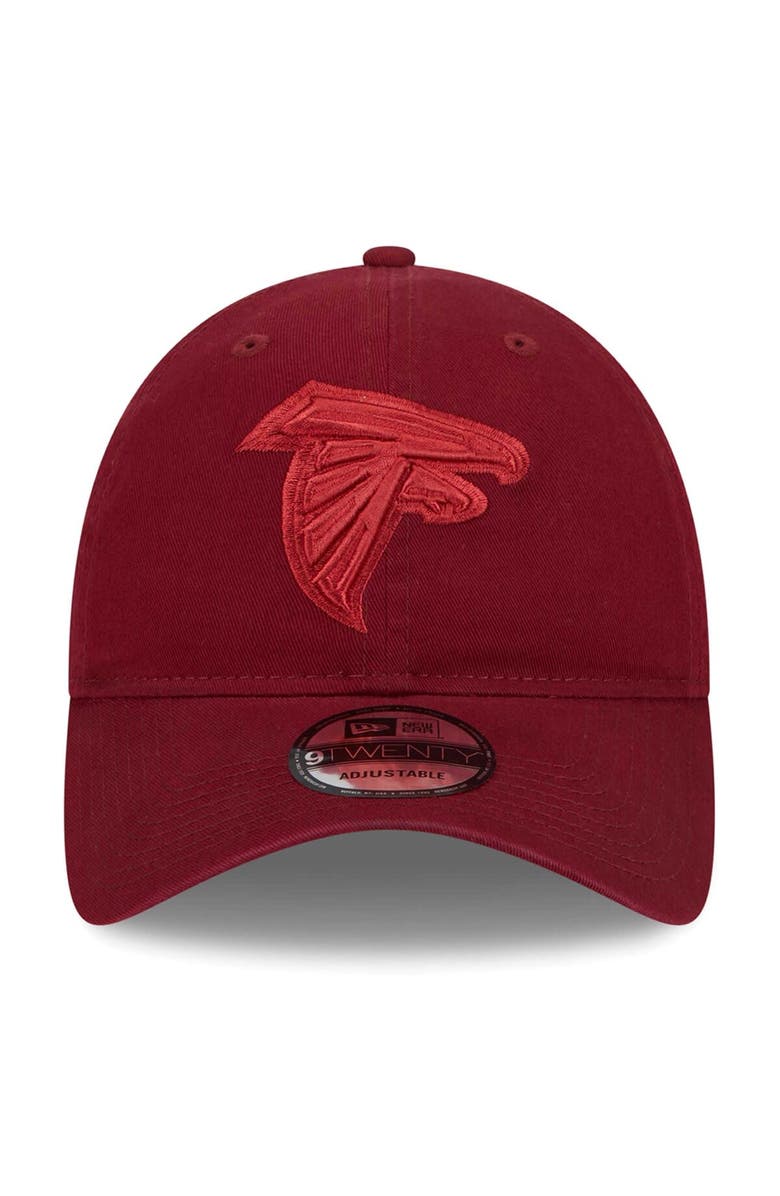New Era Men's New Era Cardinal Atlanta Falcons Color Pack 9TWENTY Adjustable Hat, Alternate, color,